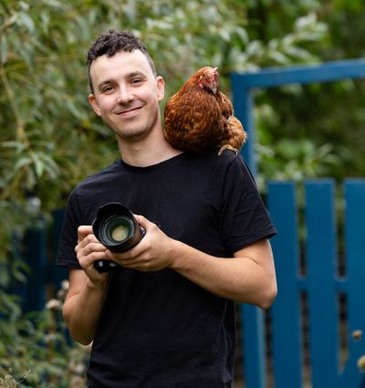 Carlos mit Kamera